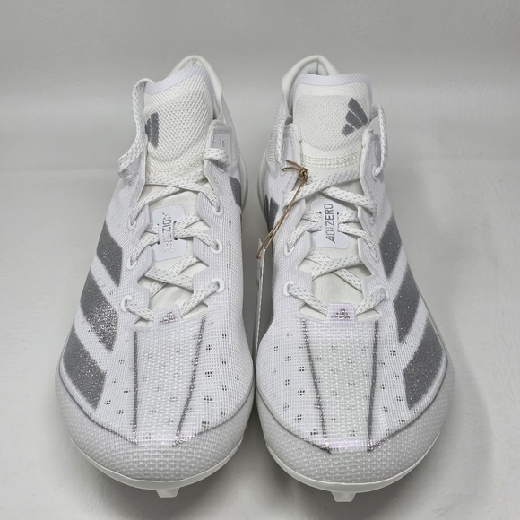 Adidas Adizero Electric Men\'s White Silver IE4374 Football Cleats Size 8 New main image 11